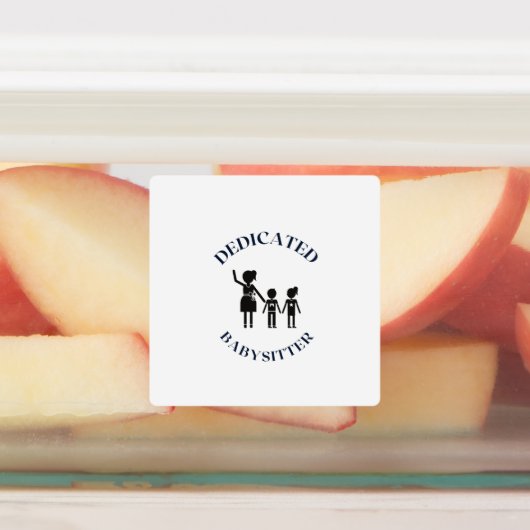 DEDICATED BABYSITTER ETIKETTEN (Befestigt)