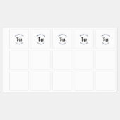 DEDICATED BABYSITTER ETIKETTEN (Blatt)