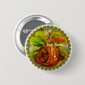 Dedicated Irish Firefighter Button (Vorne & Hinten)