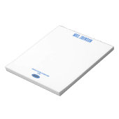 Dedicated To Teaching | Passionate About Science Notizblock (Rotiert)