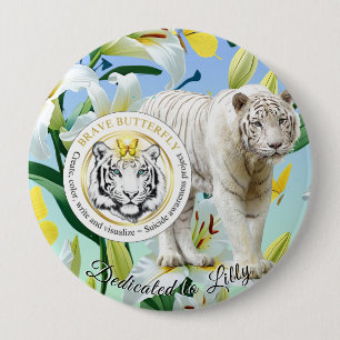 Dedication Brave Butterfly Projekt personalisieren Button