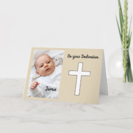 Dedication-Foto Karte