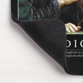 Dedication: Inspiration Zitat Mousepad (Ecke)