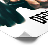 Dedication Motivierend Workout Muskeln Poster (Ecke)