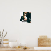 Dedication Motivierend Workout Muskeln Poster (Küche)