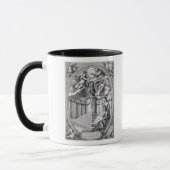 Dedicatory Stich zu Gottfried-Finger, 1688 Tasse (Links)