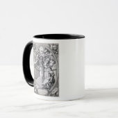 Dedicatory Stich zu Gottfried-Finger, 1688 Tasse (Vorderseite Links)