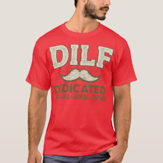 Dedizierter liebender Vater T-Shirt