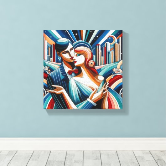 deduzentrisch leinwanddruck (Insitu (Holzboden))