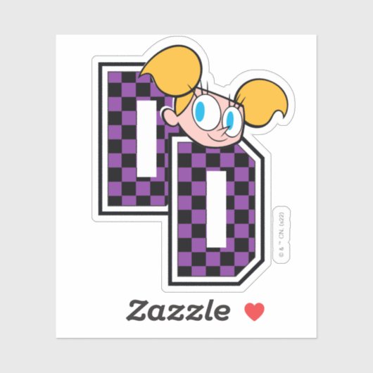 Dee Dee Athletic Letters Graphic Aufkleber (Blatt)