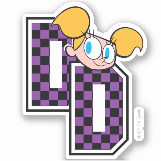 Dee Dee Athletic Letters Graphic Aufkleber (Vorderseite)