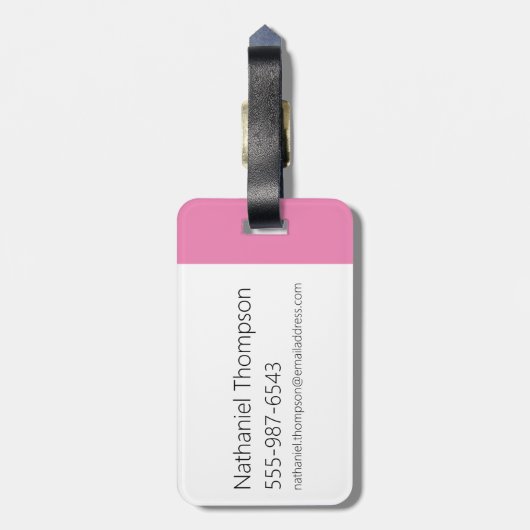 Dee Dee Athletic Letters Graphic Gepäckanhänger (Rückseite vertikal)