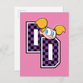 Dee Dee Athletic Letters Graphic Postkarte (Vorne/Hinten)