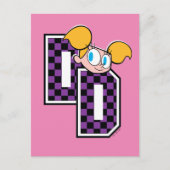 Dee Dee Athletic Letters Graphic Postkarte (Vorderseite)