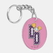 Dee Dee Athletic Letters Graphic Schlüsselanhänger (Vorderseite links)