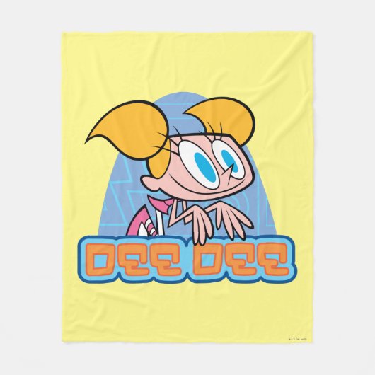 Dee Dee Character Name Graphic Fleecedecke (Vorderseite)