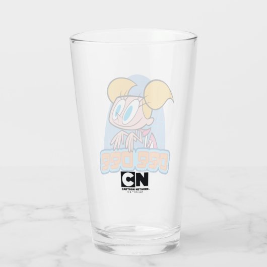 Dee Dee Character Name Graphic Glas (Rückseite)