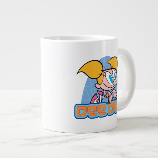 Dee Dee Character Name Graphic Jumbo-Tasse (Vorderseite Rechts)