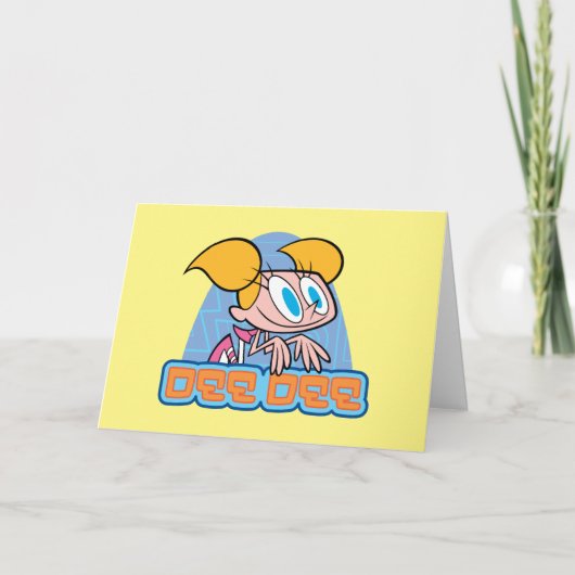 Dee Dee Character Name Graphic Karte (Vorderseite)