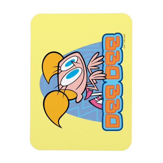 Dee Dee Character Name Graphic Magnet (Vertikal)