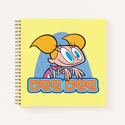 Dee Dee Character Name Graphic Notizblock (Vorderseite)