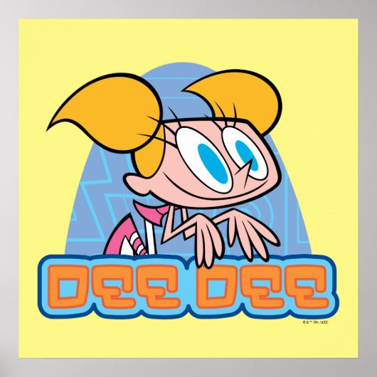Dee Dee Character Name Graphic Poster (Vorne)