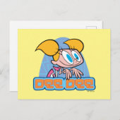 Dee Dee Character Name Graphic Postkarte (Vorne/Hinten)