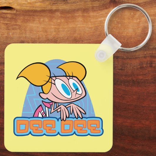 Dee Dee Character Name Graphic Schlüsselanhänger (Rückseite)