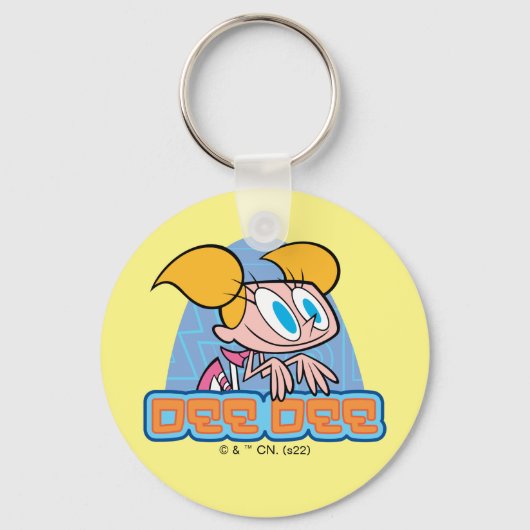 Dee Dee Character Name Graphic Schlüsselanhänger (Vorderseite)