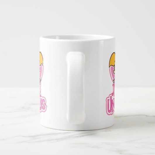 Dee Dee - I Liebe Unicorns Jumbo-Tasse (Rückseite)