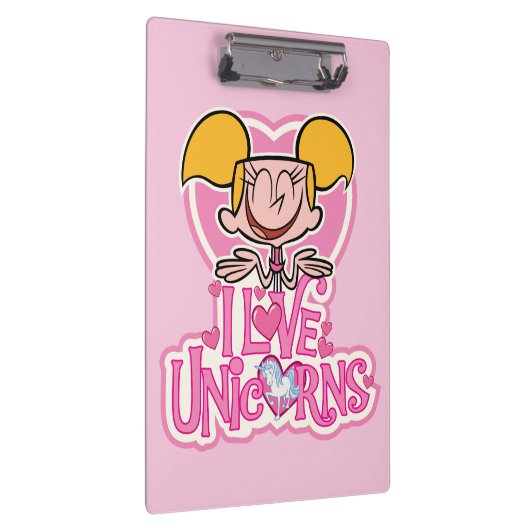 Dee Dee - I Liebe Unicorns Klemmbrett (Rechts)