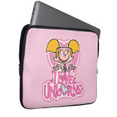 Dee Dee - I Liebe Unicorns Laptopschutzhülle (Vorne Rechts)