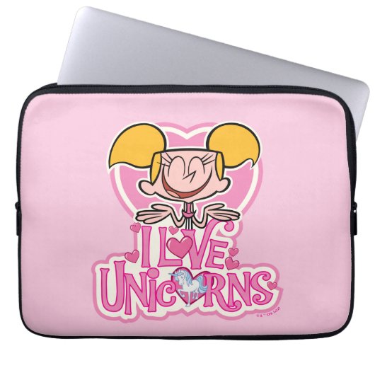 Dee Dee - I Liebe Unicorns Laptopschutzhülle (Vorderseite)