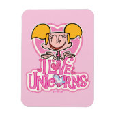 Dee Dee - I Liebe Unicorns Magnet (Vertikal)