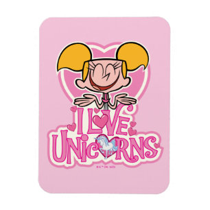 Dee Dee - I Liebe Unicorns Magnet