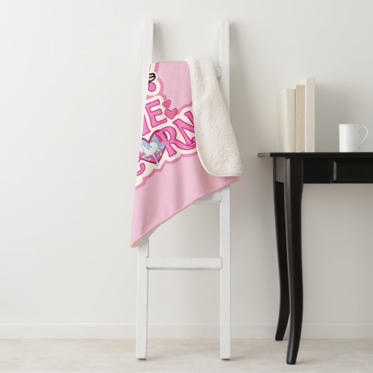 Dee Dee - I Liebe Unicorns Sherpadecke (Beispiel)