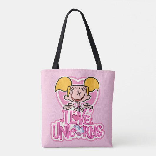 Dee Dee - I Liebe Unicorns Tasche (Rückseite)