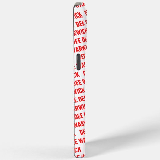 Dee Dee Warwick Red iPhone 14 Pro Max Case (Rückseite / Rechts)