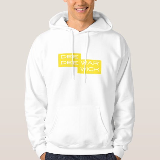 Dee Dee Warwick Yellow Men Hoodie (Vorderseite)