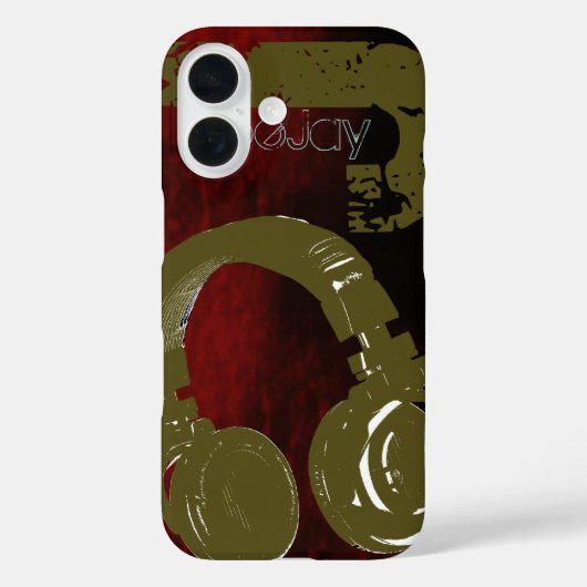 Dee Jay cool Design Case-Mate iPhone Hülle (Rückseite)