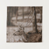 DEE MIT ANTLERS WANDTEPPICH (Vorderseite)