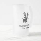 Dee Nr. X für den Start Mattglas Bierglas (VorderseiteRechts)