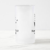 Dee Nr. X für den Start Mattglas Bierglas (Mittel)