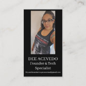 DEE - Paranormale Visitenkarten Visitenkarte (Rückseite)