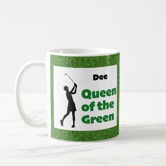 Dee Queen of the Green Kaffeetasse (Links)