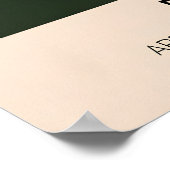 Dee Valley AONB Travel Poster (Ecke)