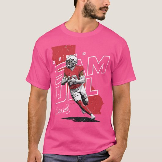 Deebo Samuel San Francisco Karte T-Shirt (Vorderseite)