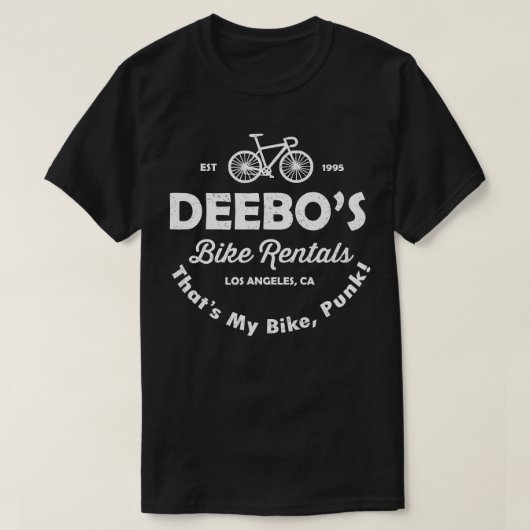 Deebos Bike Rental hats My Bike Punk Funny deebos T-Shirt (Design vorne)