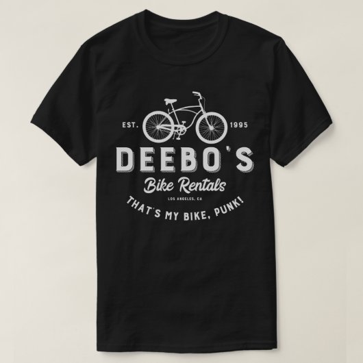 Deebos Bike Rentals T-Shirt (Design vorne)