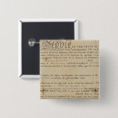 Deed, New York Button (Vorne & Hinten)